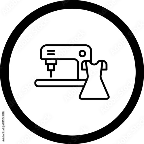 Dressmaking Vector Icon Design