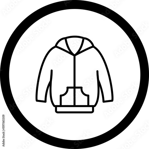 Jacket Vector Icon Design