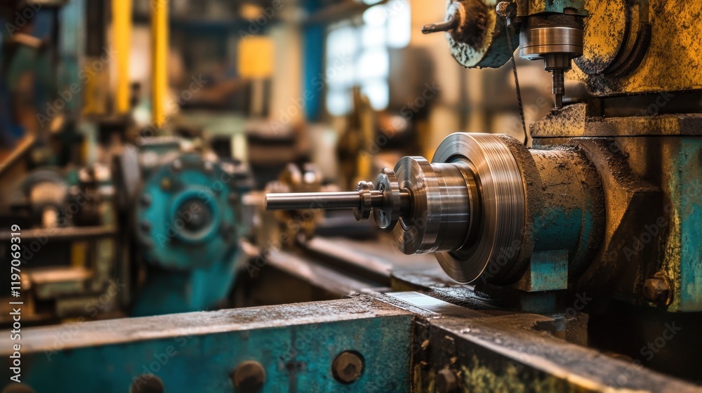 A close-up of a CNC machine operating on a sheet of metal. A close-up of a CNC machine operating on a sheet of metal.