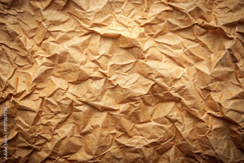 crumpled brown paper texture