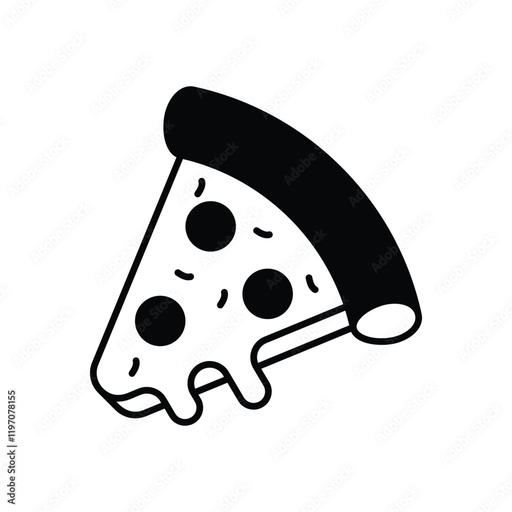 Pizza Slice vector icon Pizza Slice vector icon