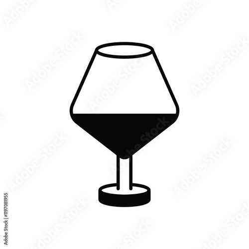 Wine Glass vector icon