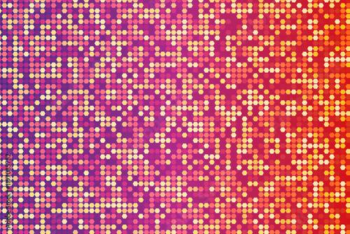 Halftone honeycomb science and technology template background, disco glowing screen monitor, vector design banner. photo