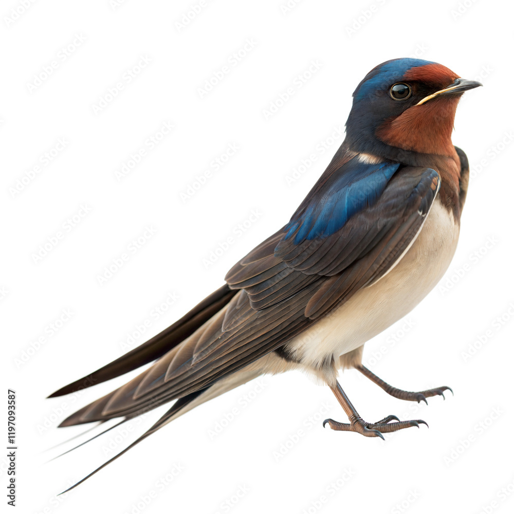 Obraz premium Barn Swallow AI Generated Image