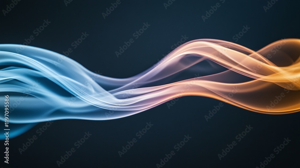 Obraz premium Abstract Background Of Colorful Smoke: