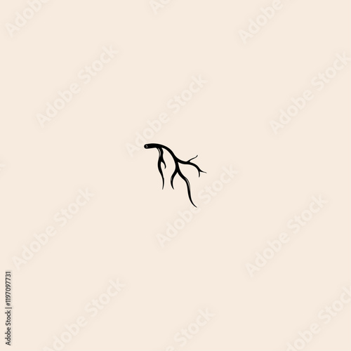 Nerv neuron icon flat vector design.