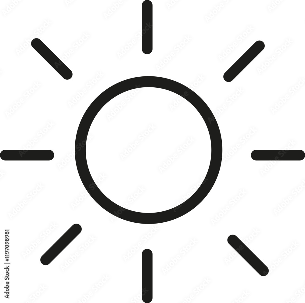 sun icon or logo isolated sign symbol vector illustration - high quality black style vector icons sun icon or logo isolated sign symbol vector illustration - high quality black style vector icons