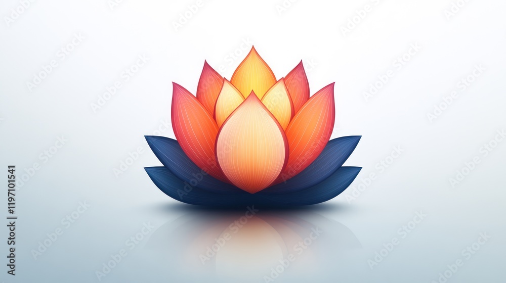Serene Lotus Bloom: A Digital Artwork of Tranquility Serene Lotus Bloom: A Digital Artwork of Tranquility