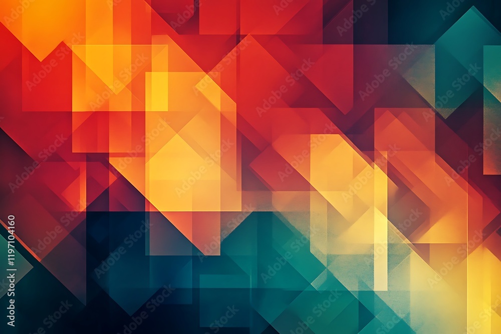 Obraz premium Abstract colorful Background with Squares ,