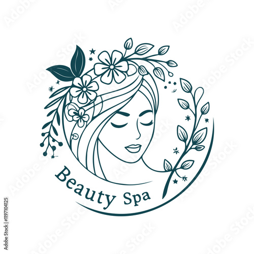 beauty and spa logo design template