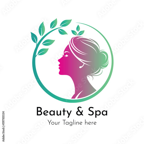 beauty and spa logo design template
