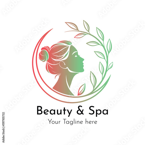 beauty and spa logo design template