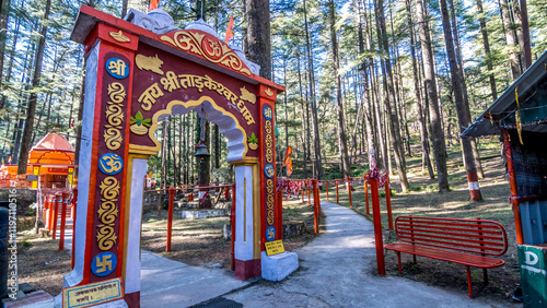 Shri Tarkeshwar Dham Mandir, Lansdowne is 1500 years old temple, nestled in the midst of deodar trees dedicated to Lord Shiva photo