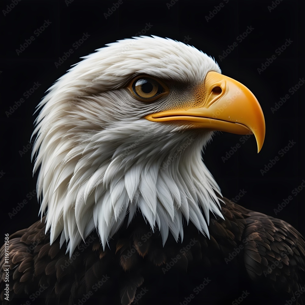 Obraz premium american bald eagle