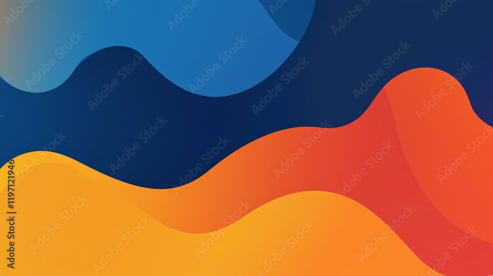 Naklejka premium Abstract Background Of Golde Hour