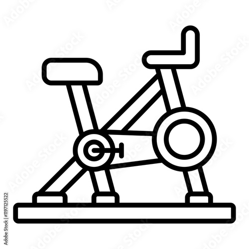 Stationary bicycle Icon