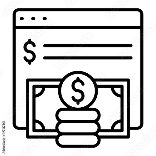 Online money Icon
