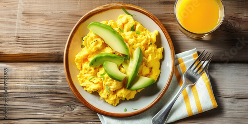 Plate of Scrambled Eggs and...