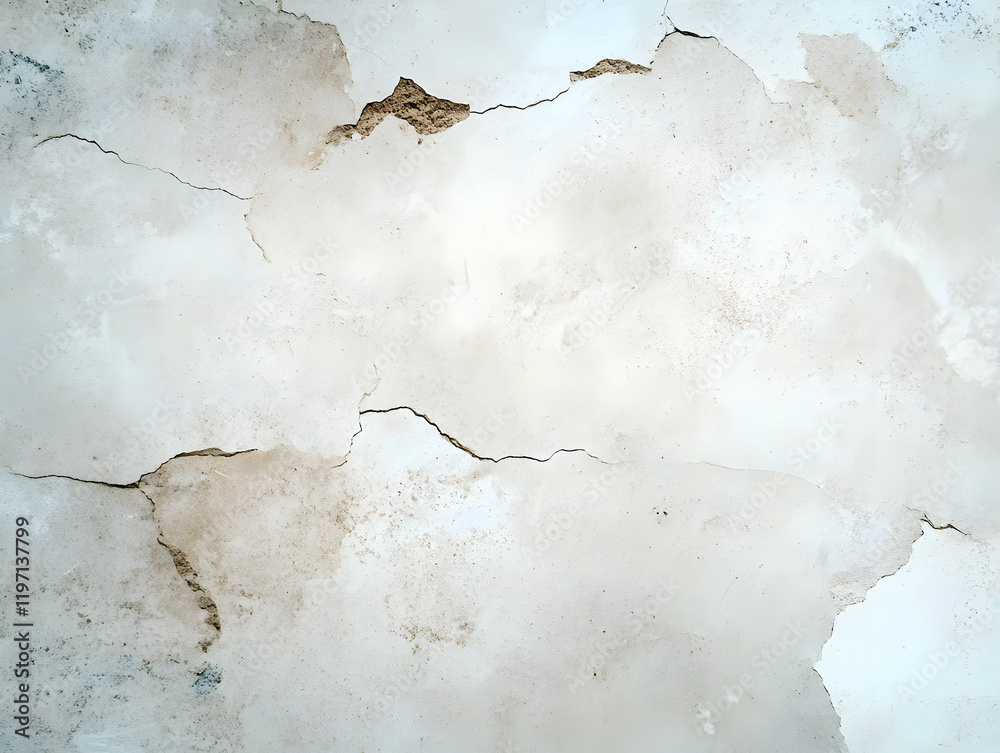 Fototapeta premium Cracked Plaster Wall Background Image