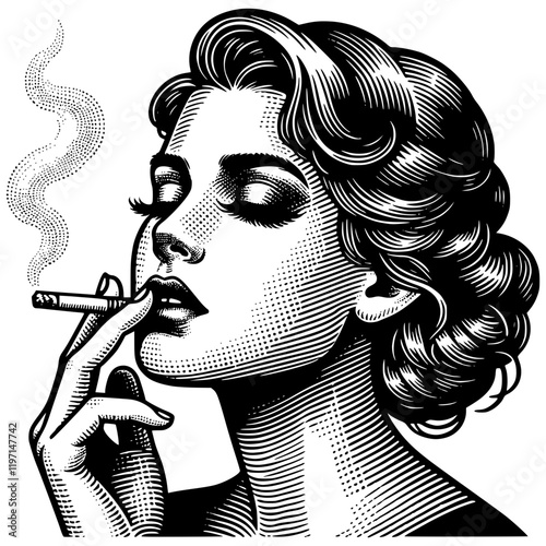 Woman Smoking