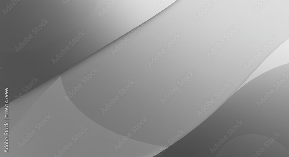 grainy metallic silver gradient grey abstract geometrical divided curve monochrome background with blank space grainy metallic silver gradient grey abstract geometrical divided curve monochrome background with blank space
