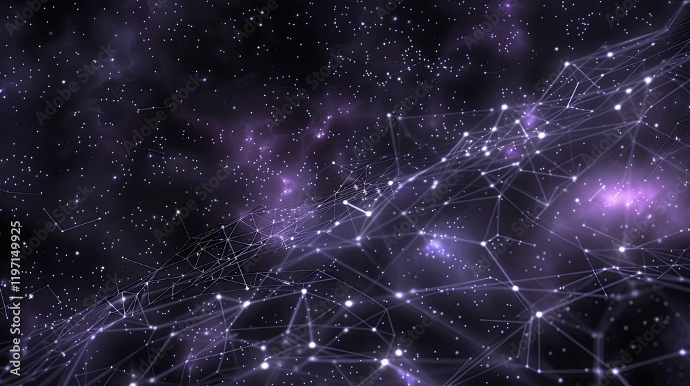 Cybernetic backdrop floating in space Cybernetic backdrop floating in space