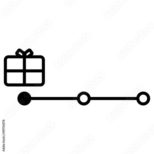 택배 배송 준비 아이콘