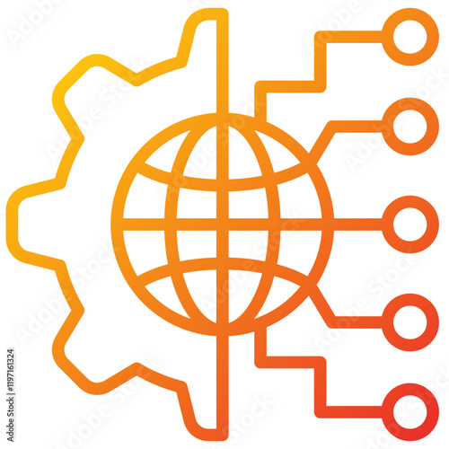 Digitalization Icon