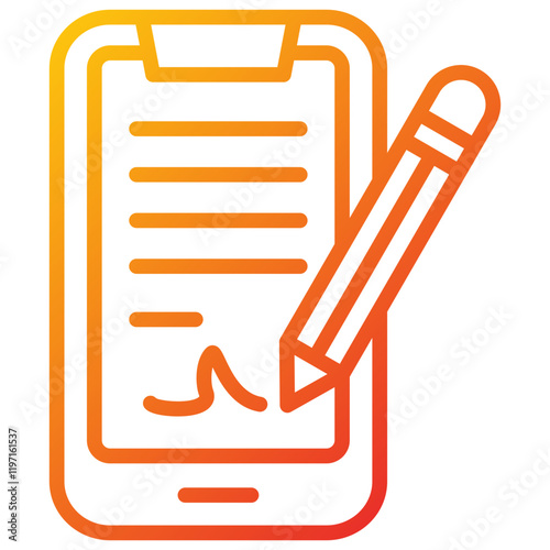 Digital Signature Icon