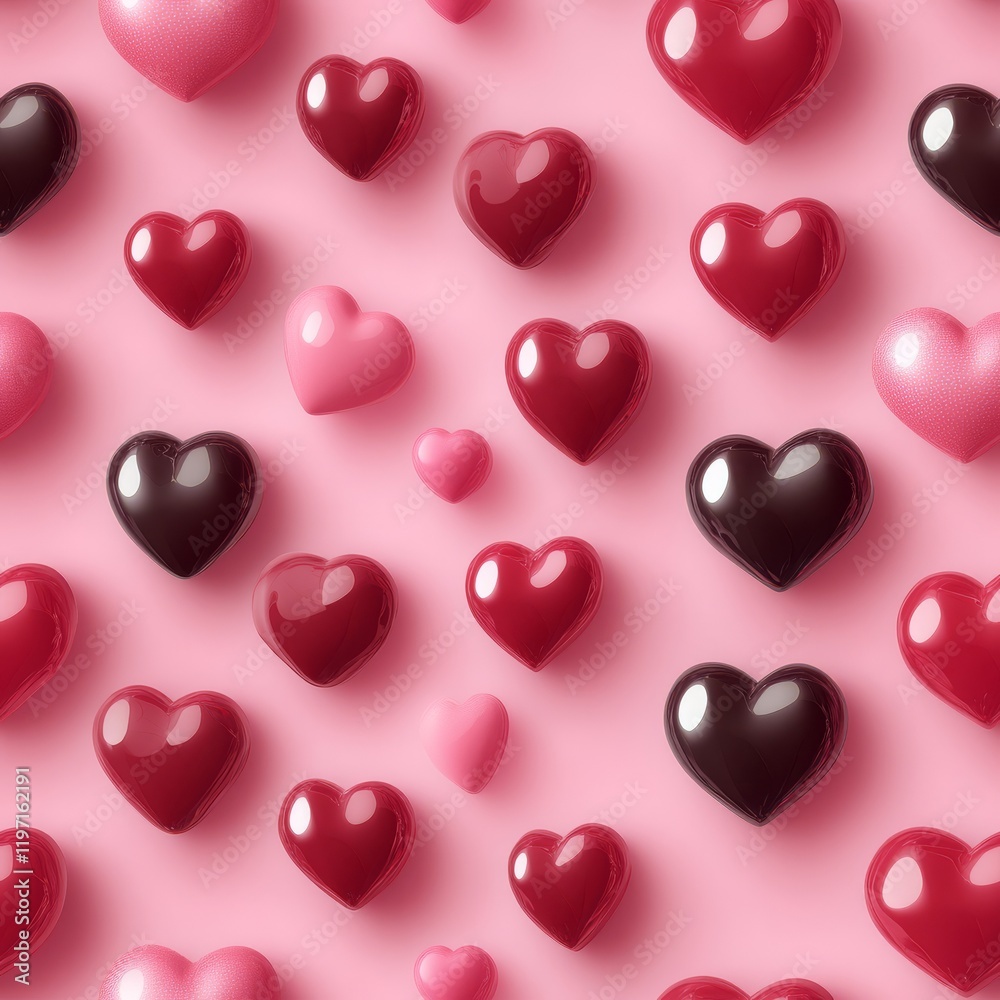 Valentine's Day pattern, repeating seamless pattern, Valentine's Day pattern, repeating seamless pattern,