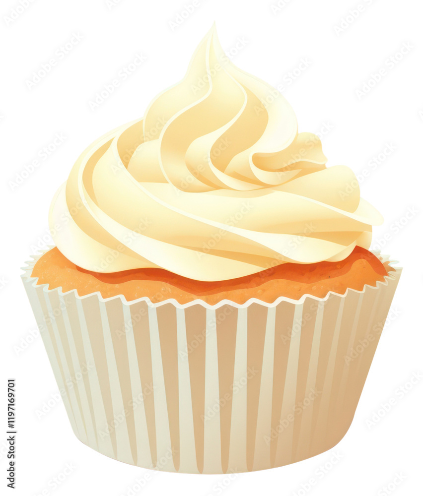 PNG Vanilla cupcake cream food dessert. PNG Vanilla cupcake cream food dessert.
