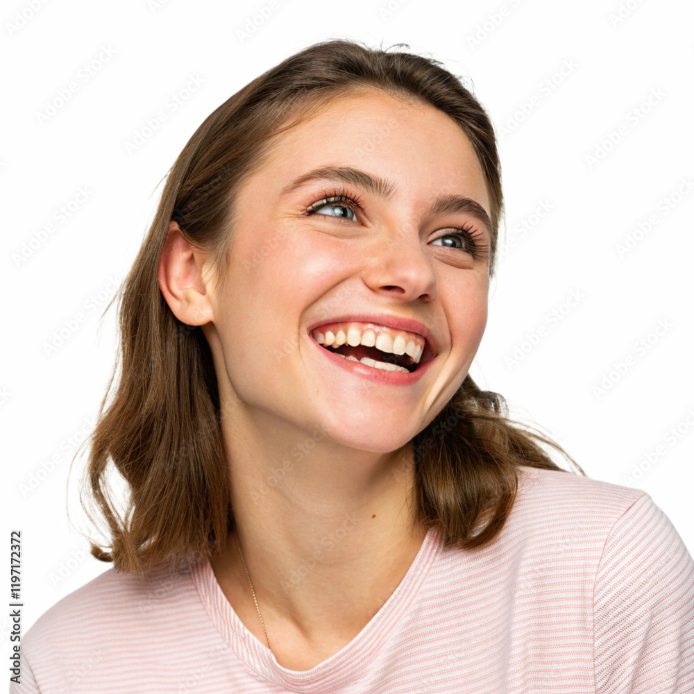portrait of a smiling woman portrait of a smiling woman