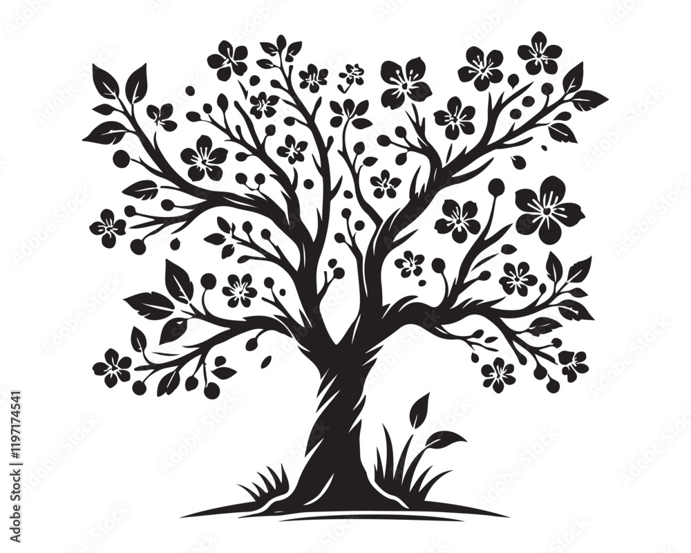 Obraz premium Cherry Tree 15.eps