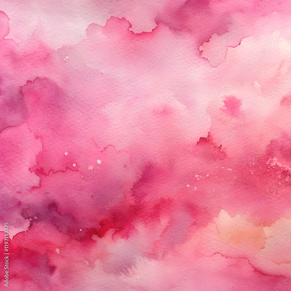 Abstract Pink Watercolor Background with Soft Blending. Abstract Pink Watercolor Background with Soft Blending.