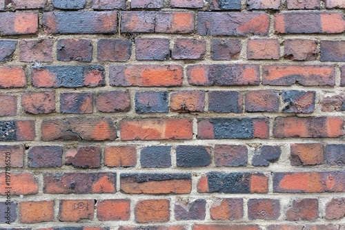 red brick wall
