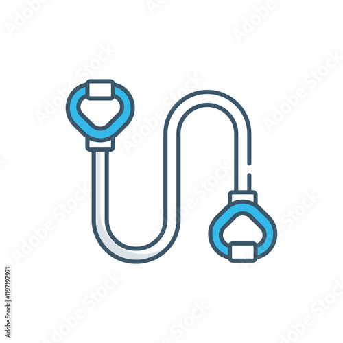 Resistance Band vector icon