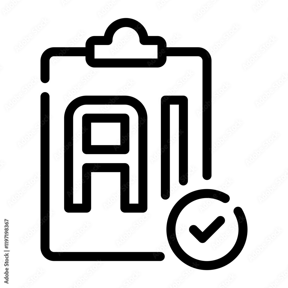 clipboard line icon clipboard line icon