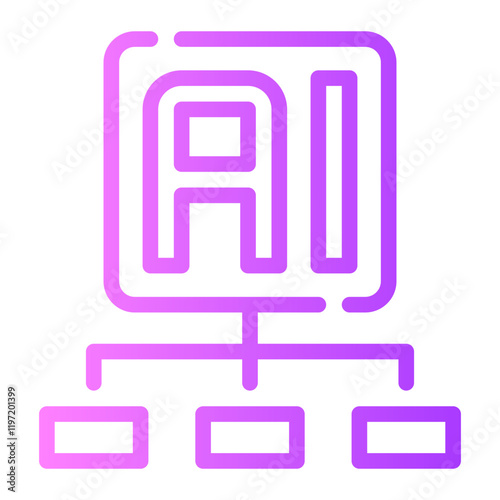 deep learning gradient icon