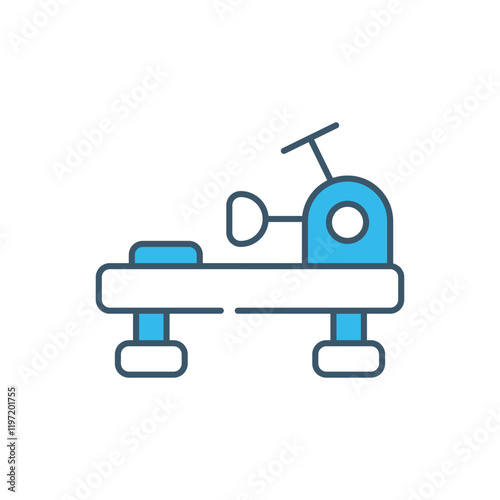 Rowing Machine vector icon