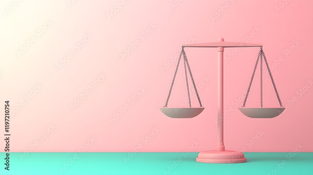 Work-Life Balance Scale:Abstract Aqua Work-Life Balance Scale:Abstract Aqua