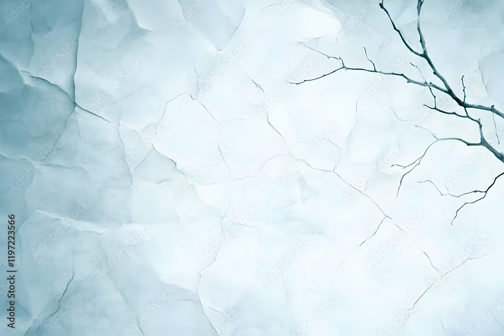 Obraz premium Abstract Background, Cracked Ice Texture