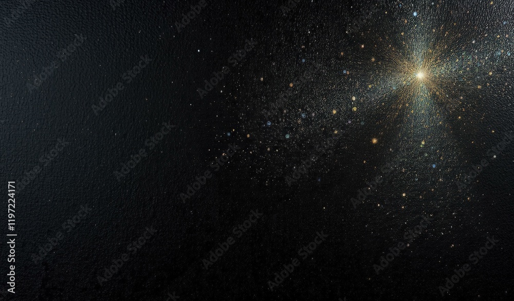 Fototapeta premium Smooth Black Canvas with Subtle Iridescent Glow Creating a Slightly Luminescent Effect