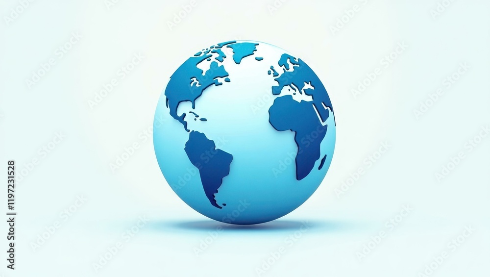 sphere with ocean exploration icons 2d flat icons illustration sphere with ocean exploration icons 2d flat icons illustration