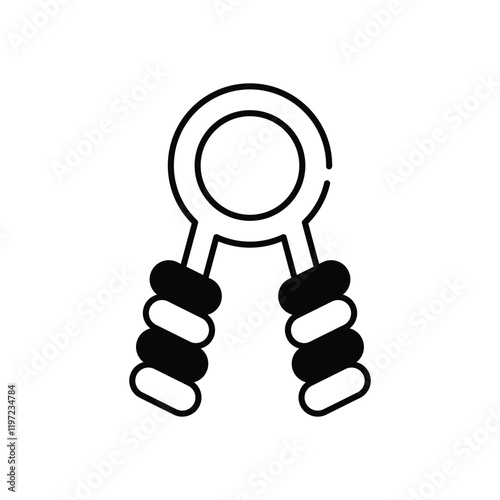 Hand Griper vector icon