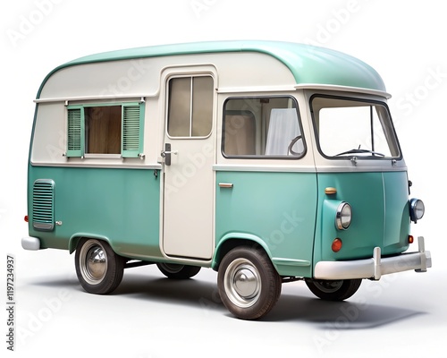 old car isolated on a white background