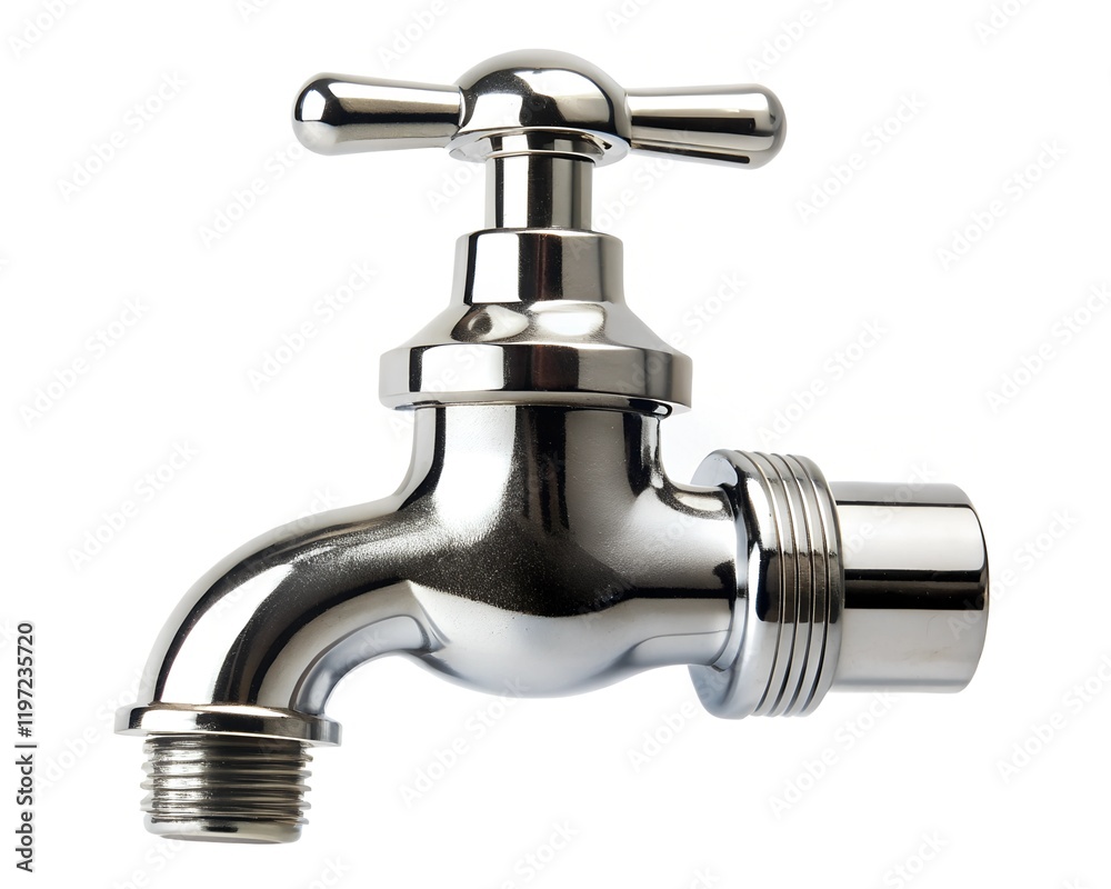 water tap isolated on a white background water tap isolated on a white background