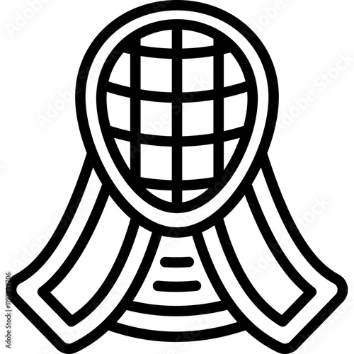 Fencing Line Icon