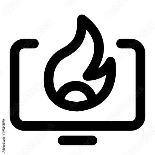 viral icon for illustration
