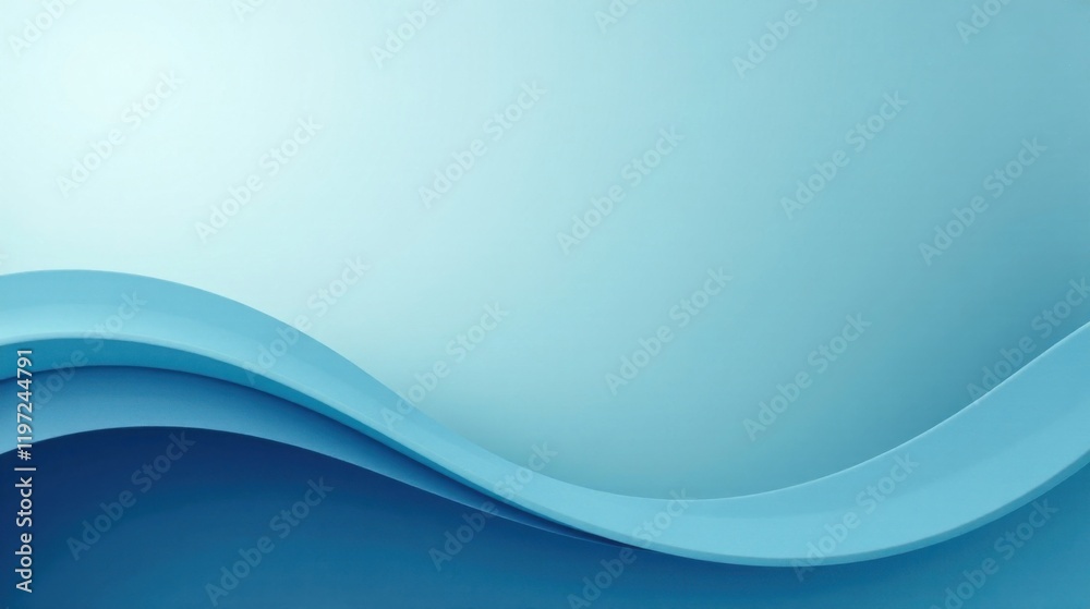 Serene Blue Abstract Waves A Smooth Gradient Background for Modern Design Projects Serene Blue Abstract Waves A Smooth Gradient Background for Modern Design Projects