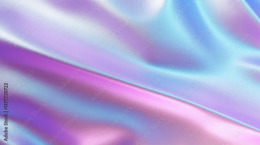 Retro Holographic Metallic Leather Background with Iridescent Hues and Soft Flowing Texture for Modern Design Projects and Abstract Art Retro Holographic Metallic Leather Background with Iridescent Hues and Soft Flowing Texture for Modern Design Projects and Abstract Art